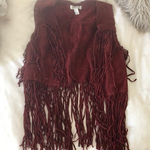 Festival suede vest